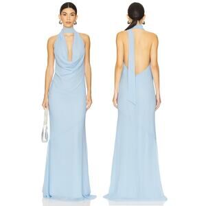 Lovers and Friends Gisele Gown Maxi Halter Formal Elegant Wedding Party Gala S